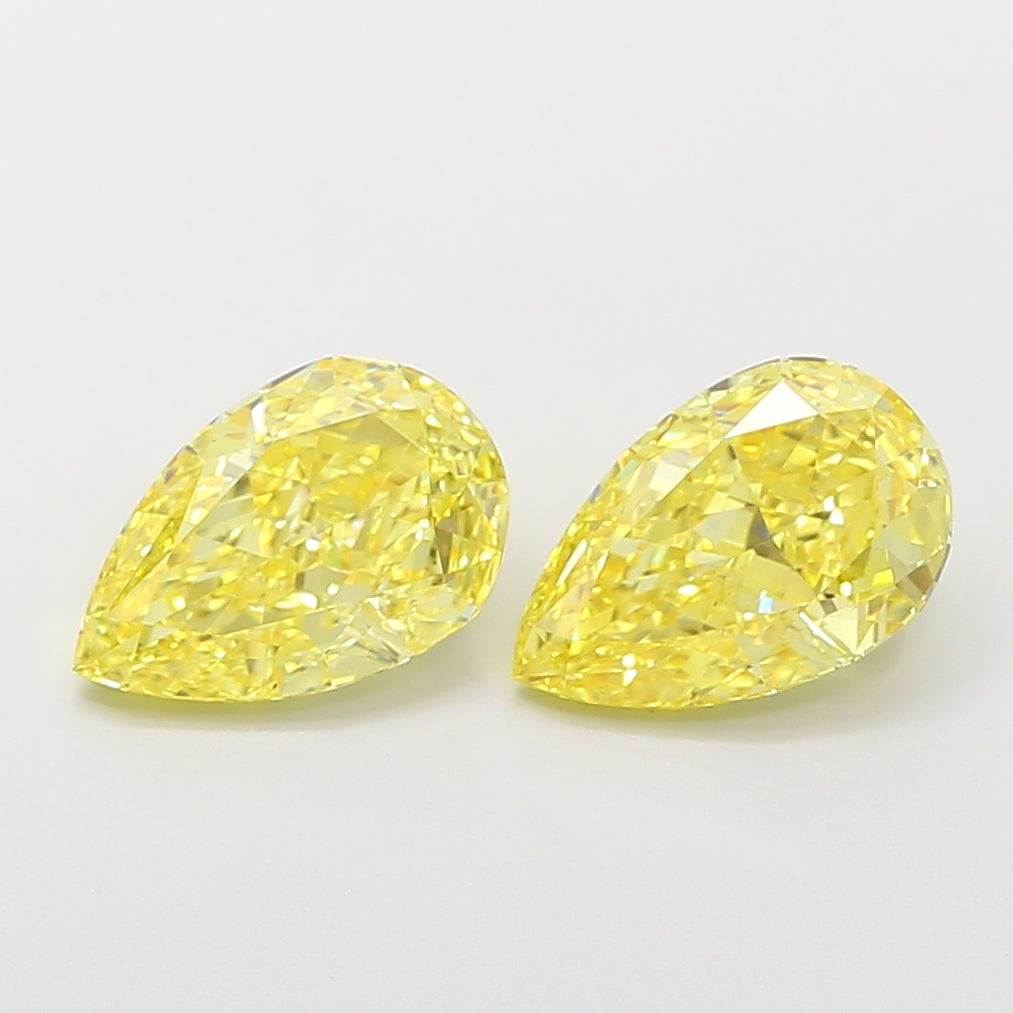 1.53ct Pear  VVS2 Lab Created Diamond