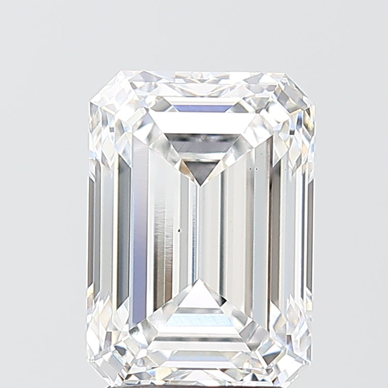 3.05ct Emerald E VS1 Lab Created Diamond