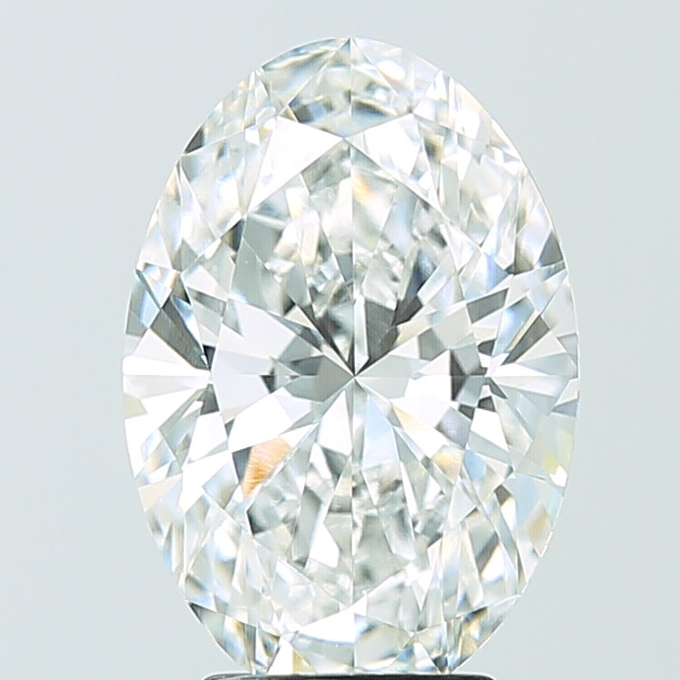 4.09ct Oval D VVS2 Lab Created Diamond