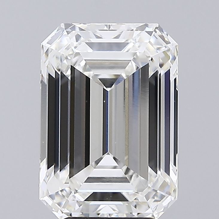 5.02ct Emerald F VS1 Lab Created Diamond