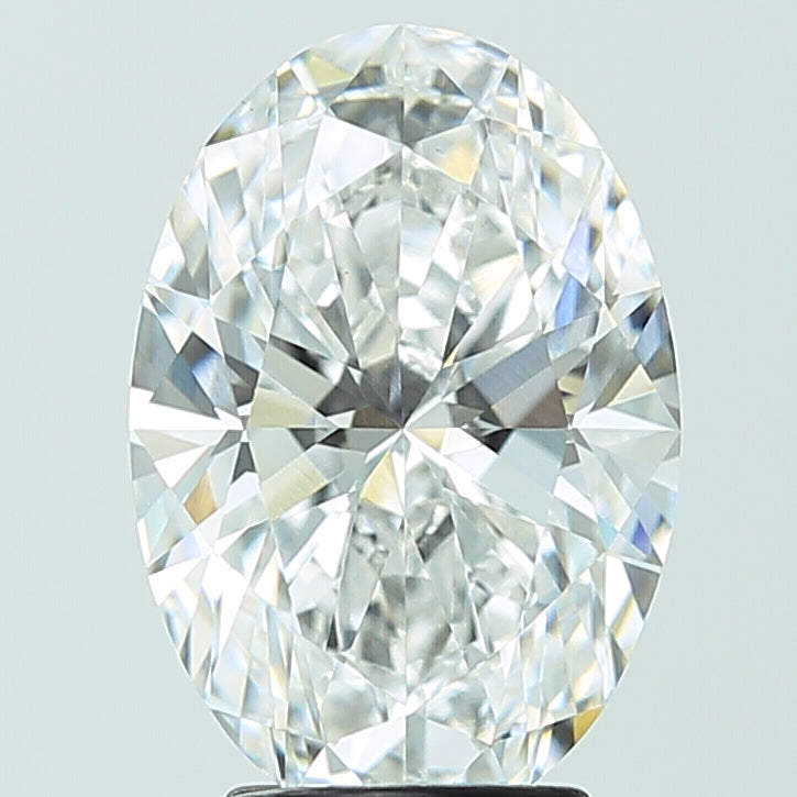 4.08ct Oval F VVS2 Lab Created Diamond