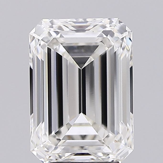 4.05ct Emerald F VVS2 Lab Created Diamond