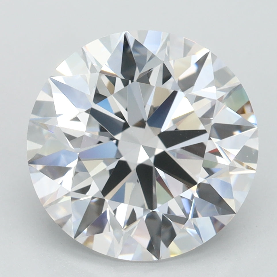3.22ct Round D IF Lab Created Diamond