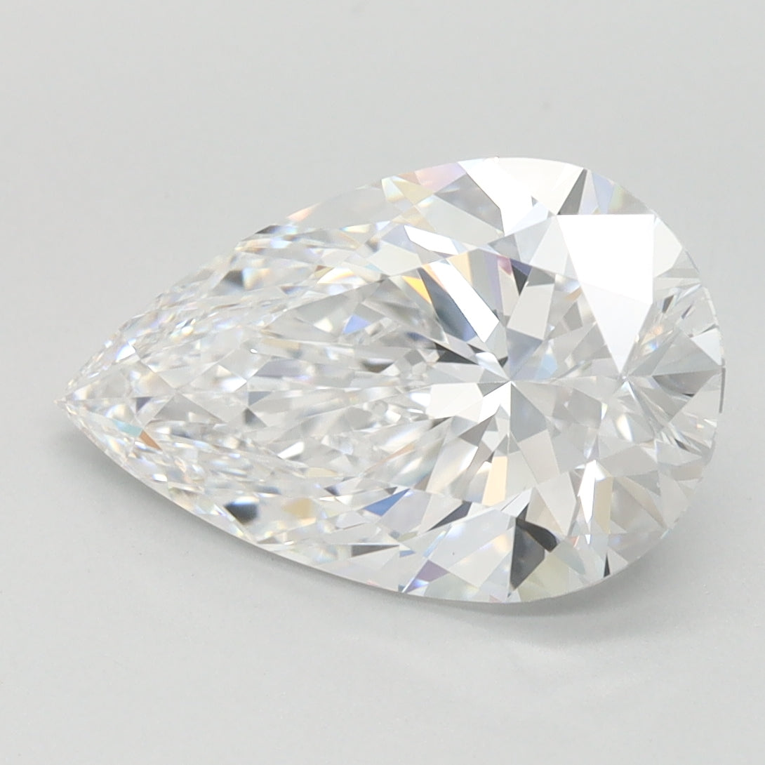 2.35ct Pear D IF Lab Created Diamond