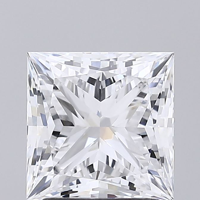 2.22ct Princess E VVS2 Lab Created Diamond
