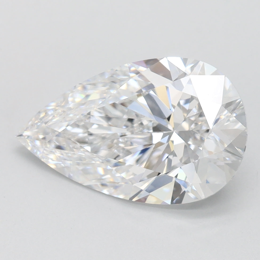 2.35ct Pear D IF Lab Created Diamond