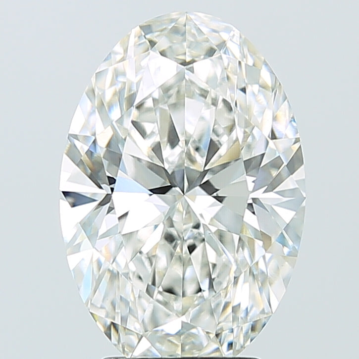 4.04ct Oval F VVS2 Lab Created Diamond