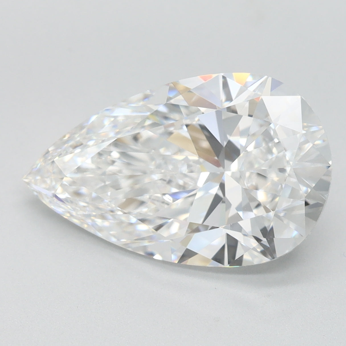 3.11ct Pear D VVS1 Lab Created Diamond