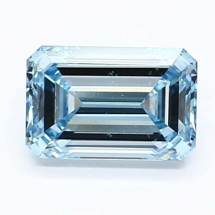 2.7ct Emerald   VS2 Lab Created Diamond