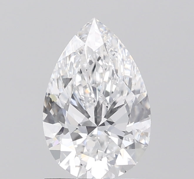 1.13ct Pear D VVS2 Lab Created Diamond