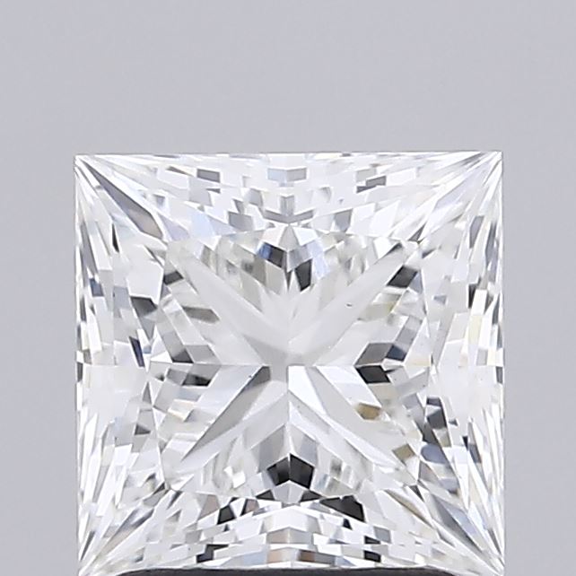 2.08ct Princess F VS1 Lab Created Diamond