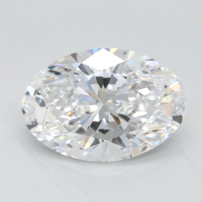 1.03ct Oval D VVS1 Lab Created Diamond