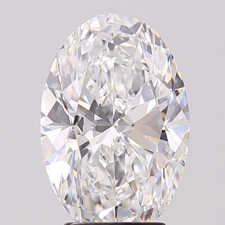 4.05ct Oval D VVS2 Lab Created Diamond