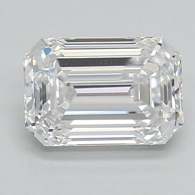 0.95ct Emerald D VVS1 Lab Created Diamond