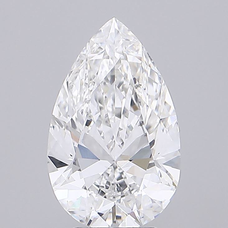 4ct Pear E VS1 Lab Created Diamond