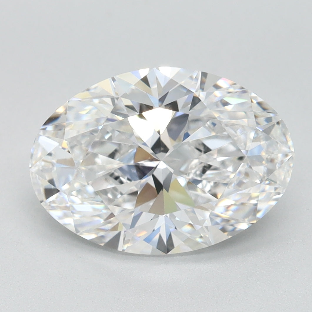 2.35ct Oval D VVS2 Lab Created Diamond