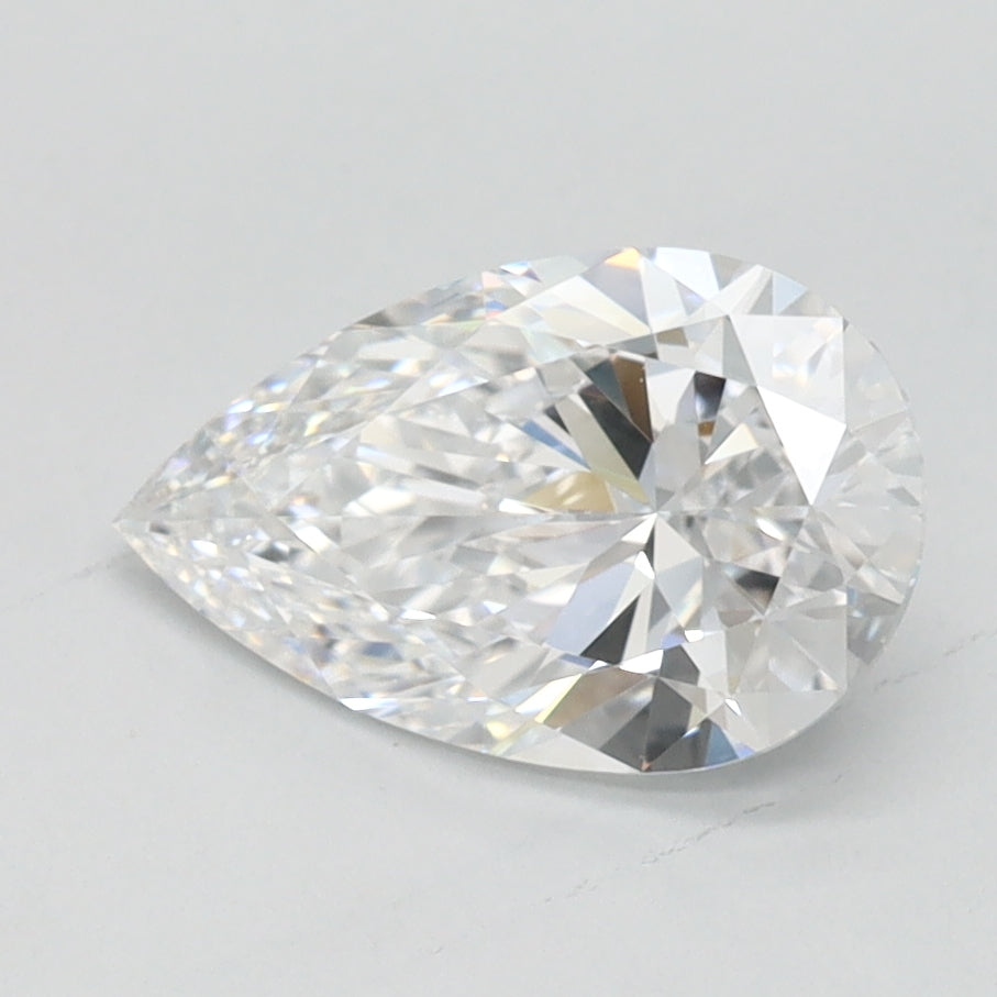 1.01ct Pear D VVS1 Lab Created Diamond