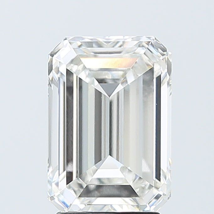 3.09ct Emerald F VVS2 Lab Created Diamond