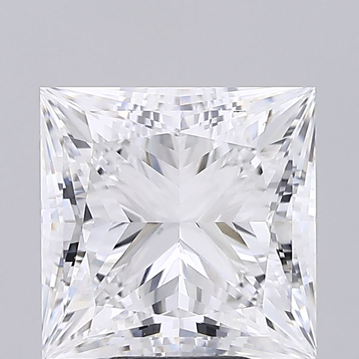 6.46ct Princess D VVS2 Lab Created Diamond