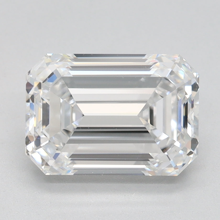 2.13ct Emerald D IF Lab Created Diamond