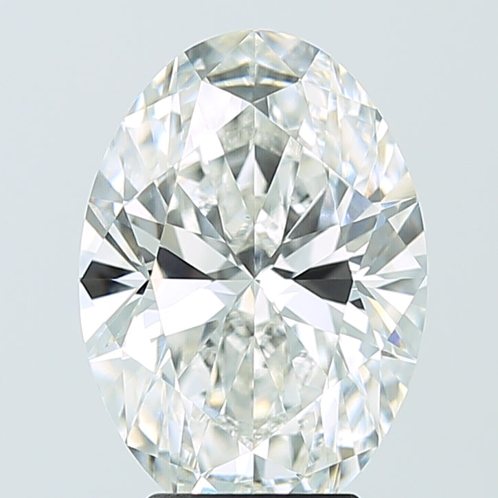 4.03ct Oval F VVS2 Lab Created Diamond
