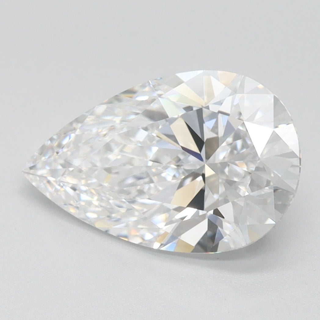 1.94ct Pear D VVS1 Lab Created Diamond