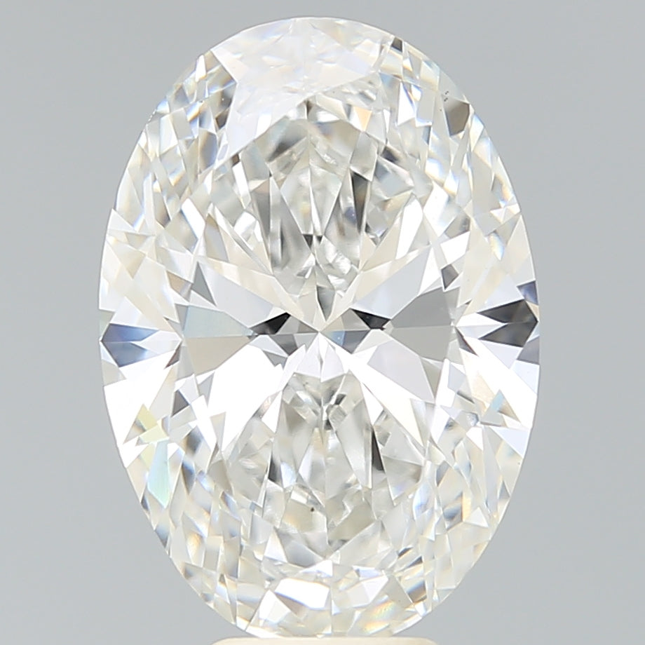 7.64ct Oval F VS1 Lab Created Diamond