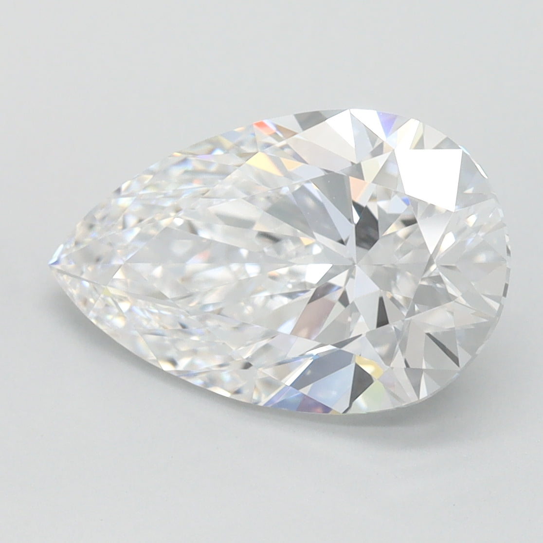 2.48ct Pear D IF Lab Created Diamond