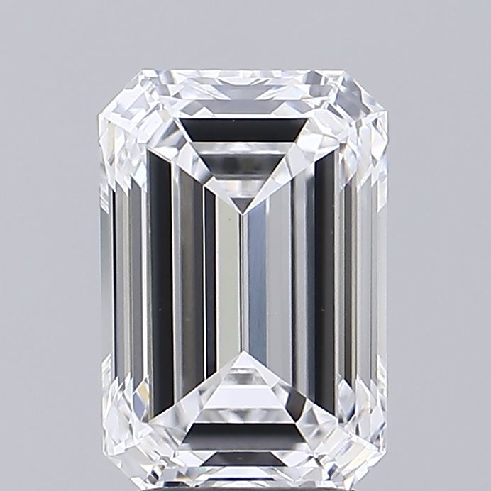 3.09ct Emerald D VVS2 Lab Created Diamond