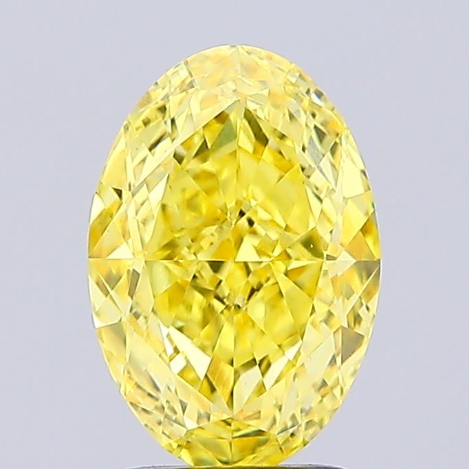 2.58ct Oval  VVS2 Lab Created Diamond