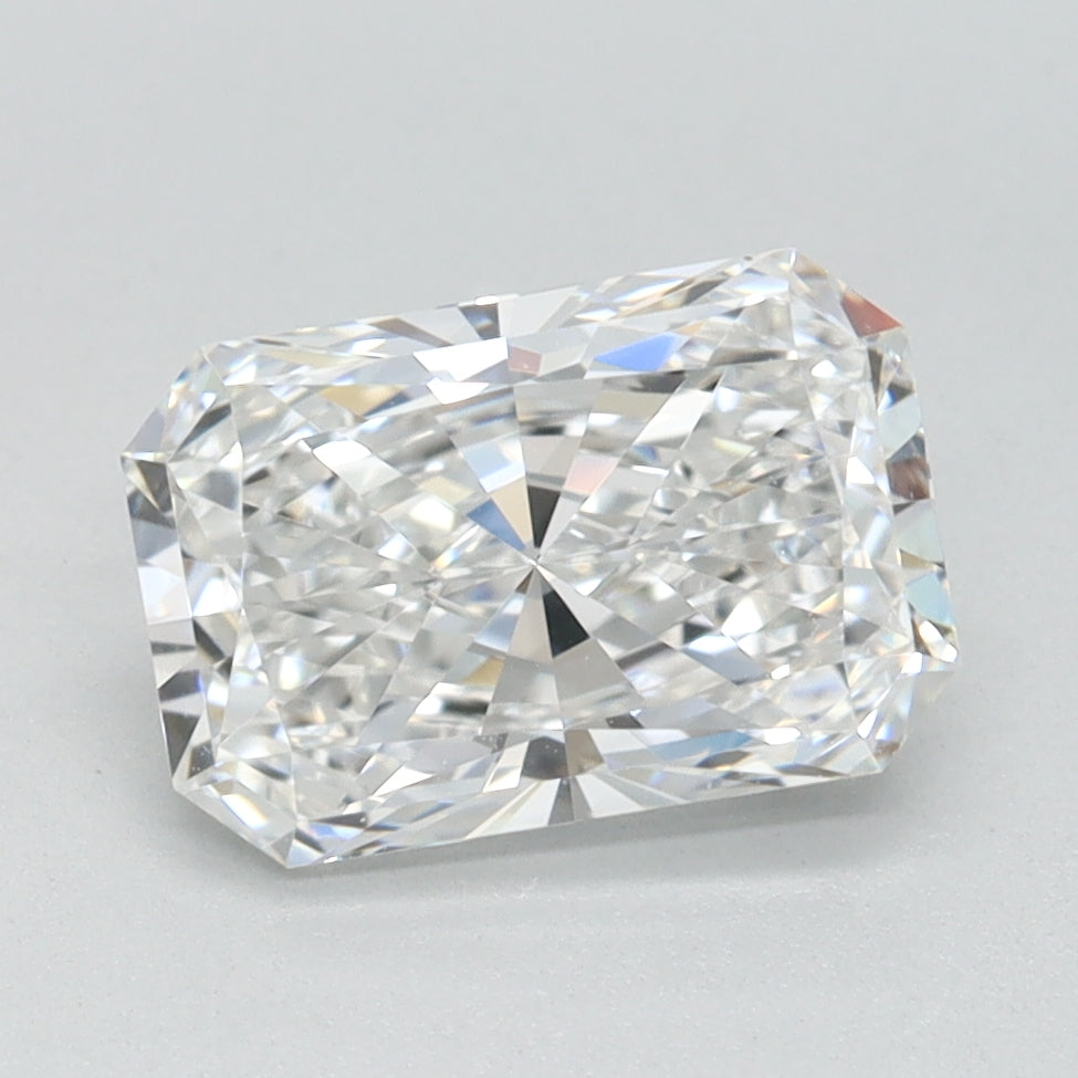 1.51ct Radiant D IF Lab Created Diamond