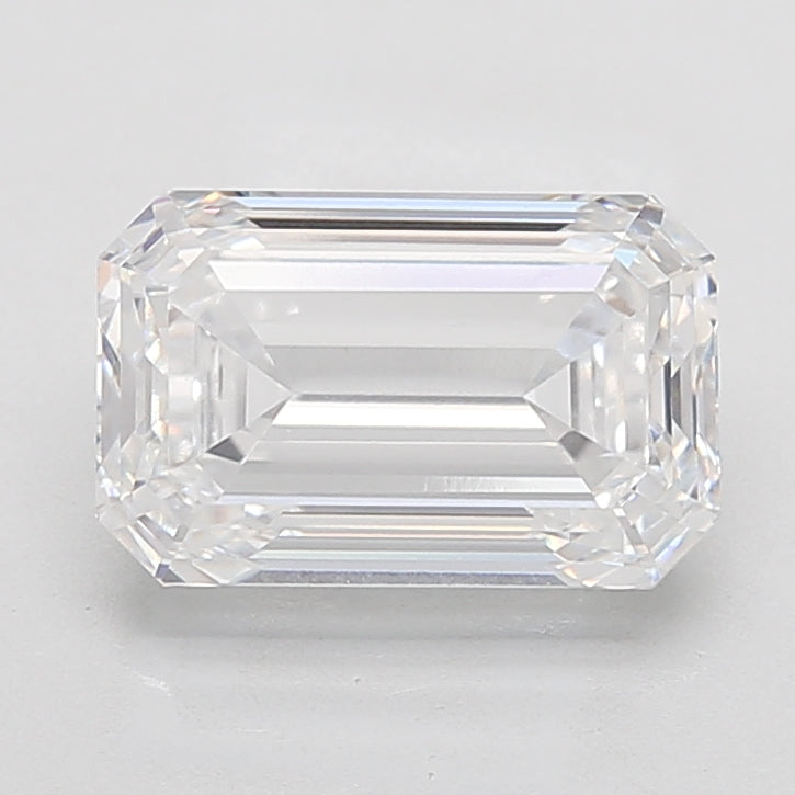 5.07ct Emerald D VVS2 Lab Created Diamond