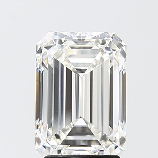 3.1ct Emerald F VVS2 Lab Created Diamond