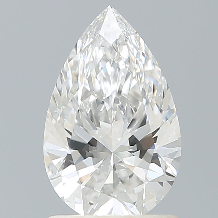 1.32ct Pear F VVS2 Lab Created Diamond
