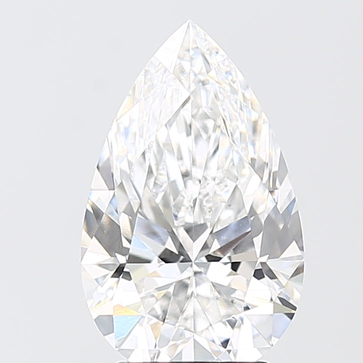 3.06ct Pear E VS1 Lab Created Diamond