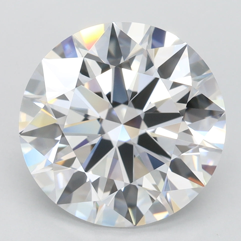 3.37ct Round D IF Lab Created Diamond