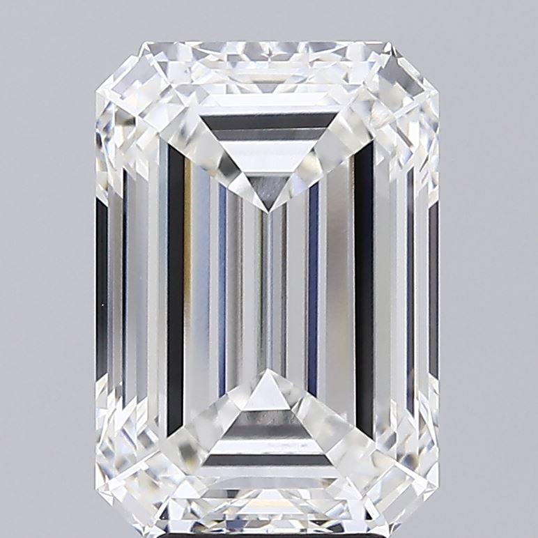 6.04ct Emerald F VVS2 Lab Created Diamond