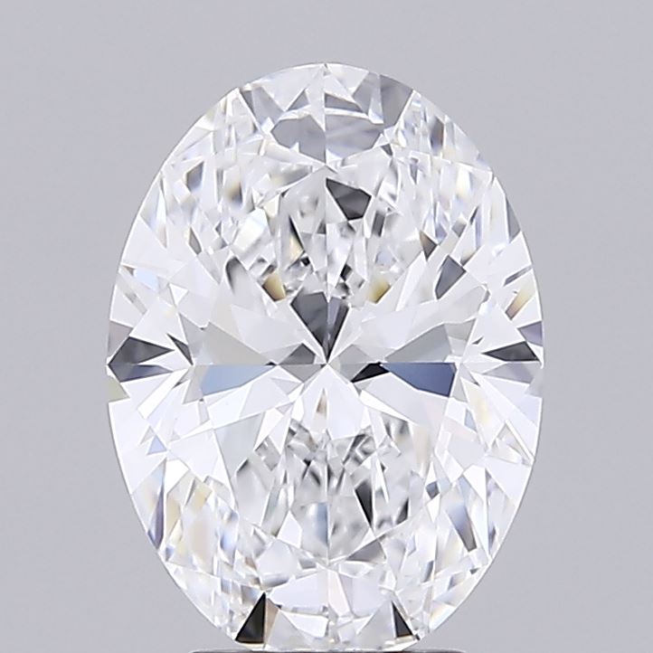 3.1ct Oval D IF Lab Created Diamond