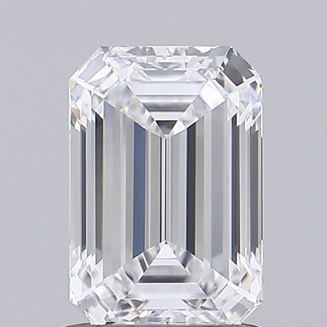 1.06ct Emerald D VVS2 Lab Created Diamond