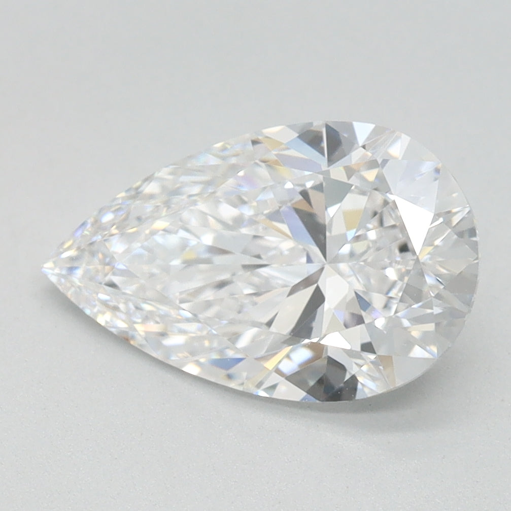 1.61ct Pear D IF Lab Created Diamond