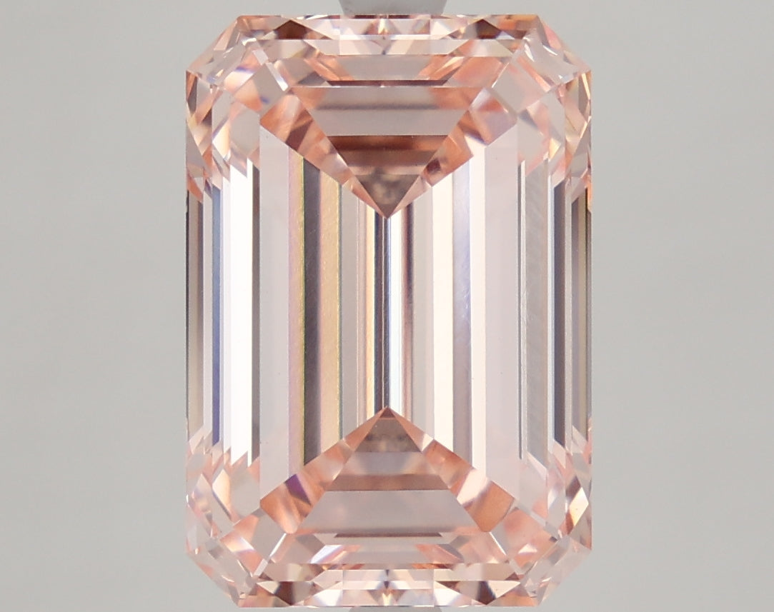 7.17ct Emerald   VS1 Lab Created Diamond
