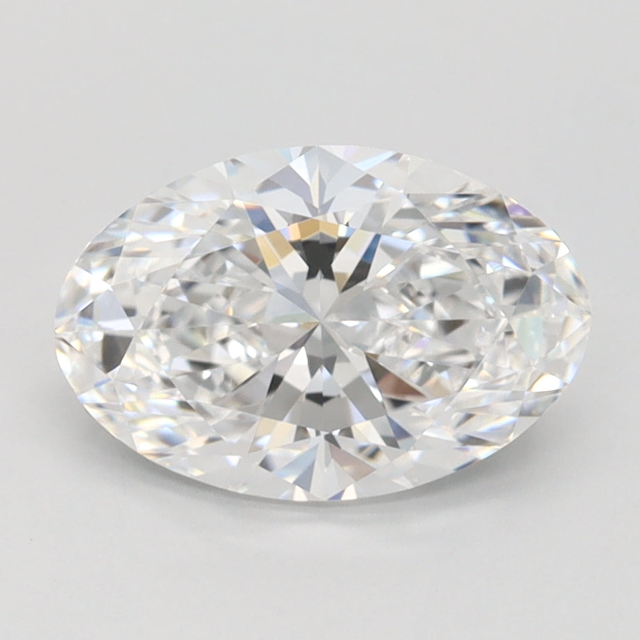 1.38ct Oval D IF Lab Created Diamond