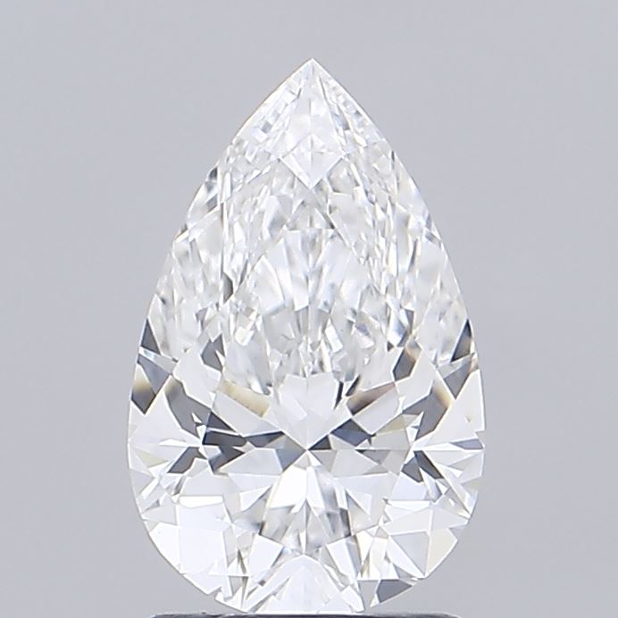 1.56ct Pear E VVS2 Lab Created Diamond
