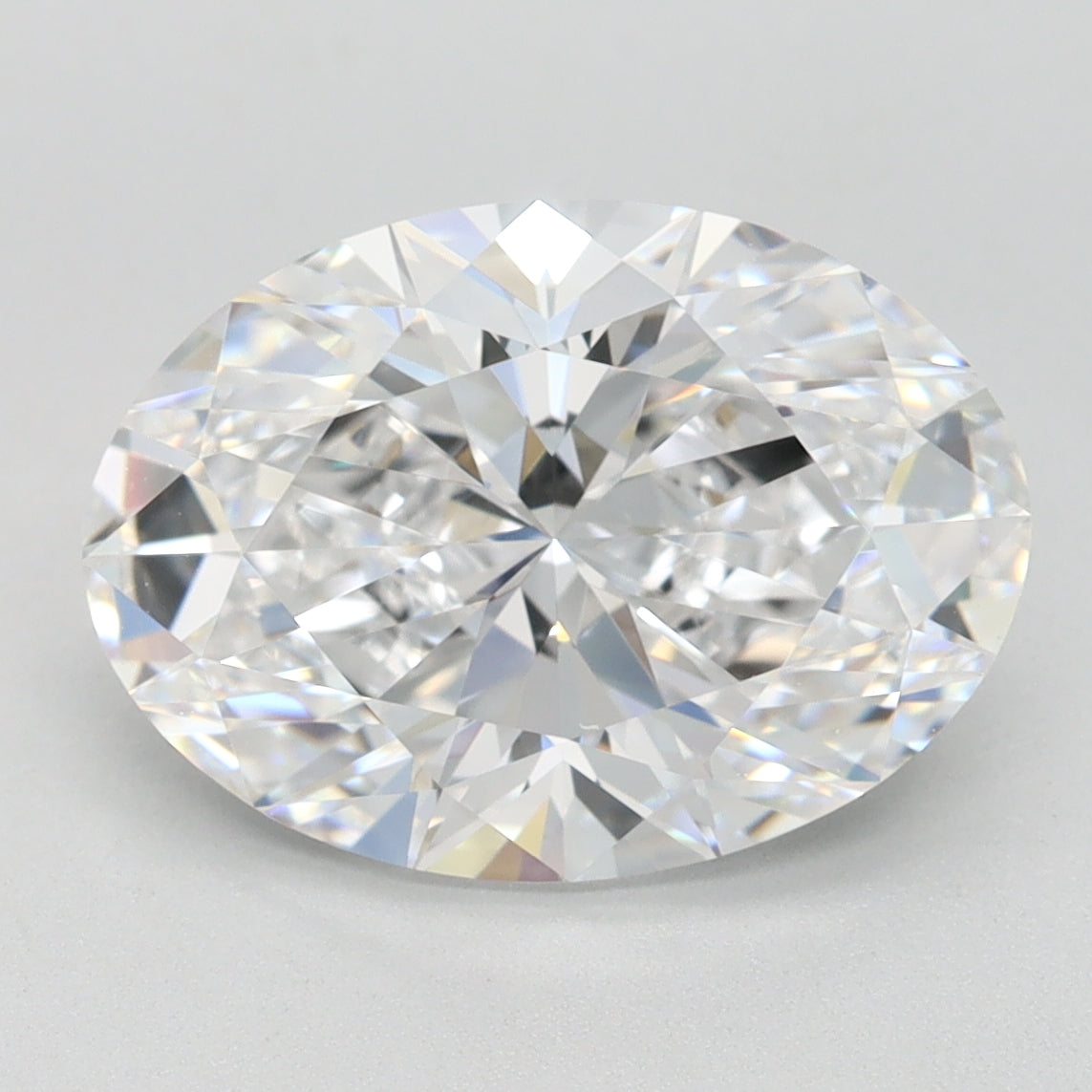 3.42ct Oval D IF Lab Created Diamond