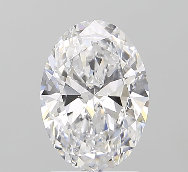 2ct Oval D VS1 Lab Created Diamond