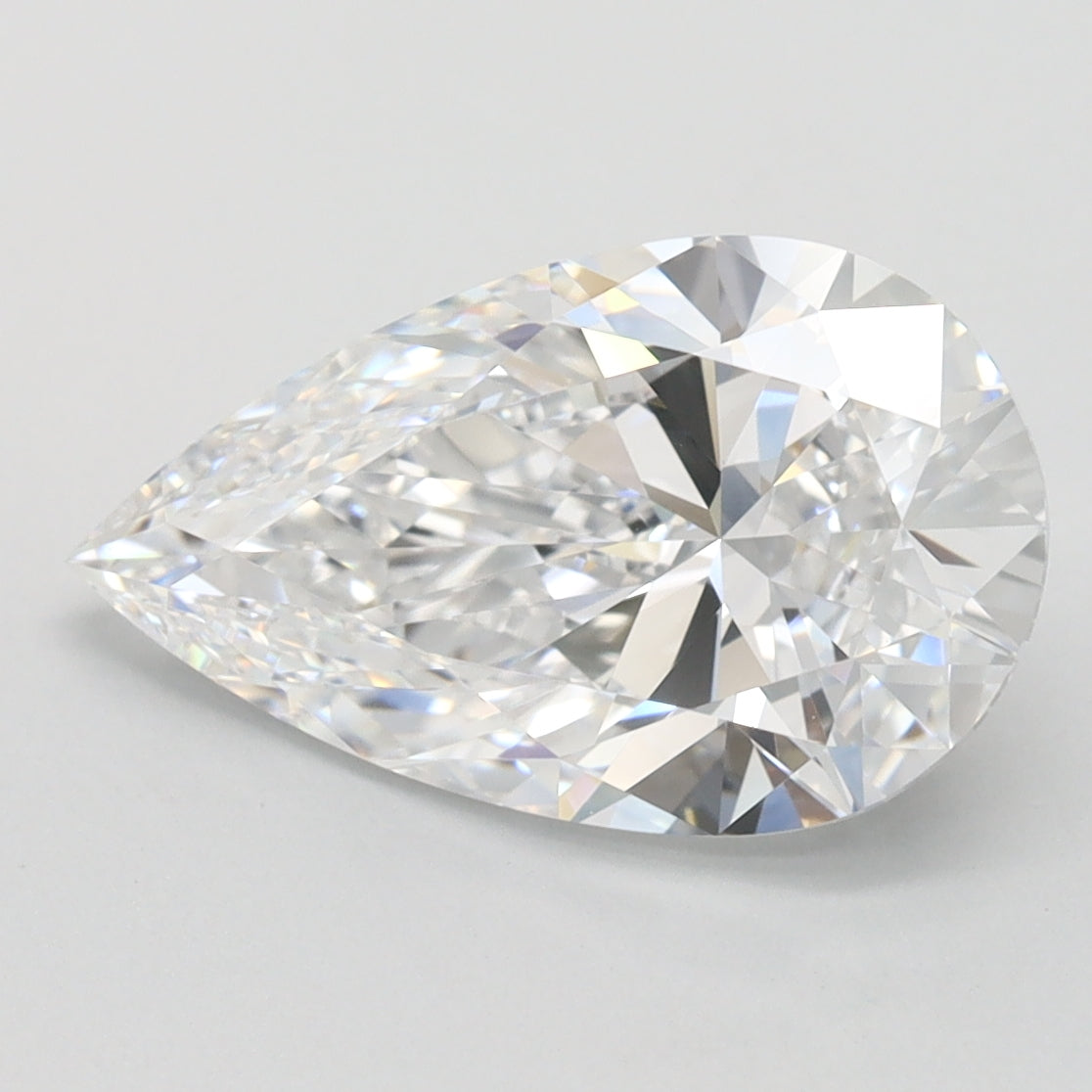 2.23ct Pear D IF Lab Created Diamond
