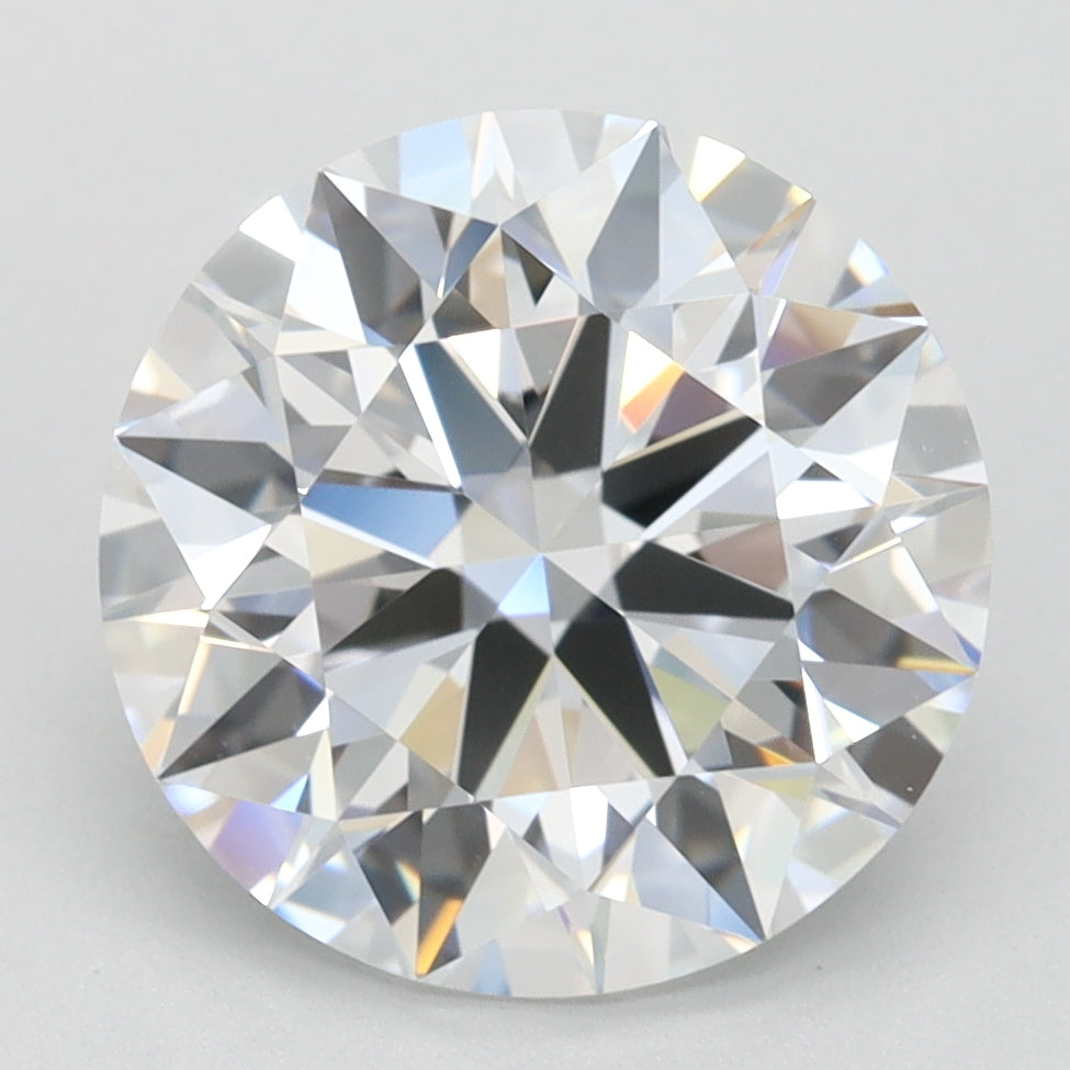 3.25ct Round D IF Lab Created Diamond