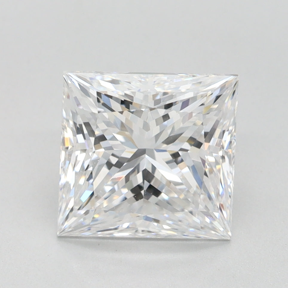 1.92ct Princess D IF Lab Created Diamond