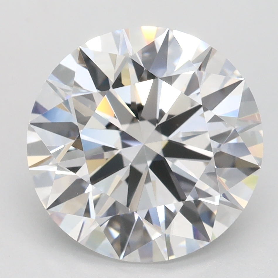 3.14ct Round D IF Lab Created Diamond