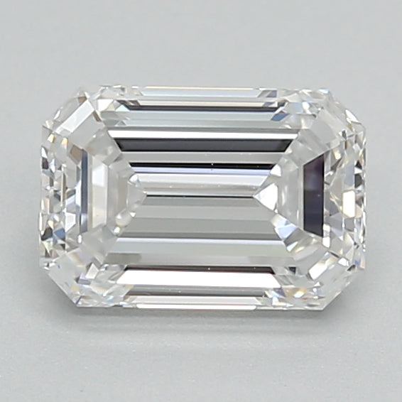 0.95ct Emerald D VVS2 Lab Created Diamond